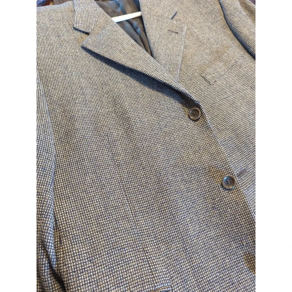 CANALI Proposta 100% Green PURE WOOL suit sport coat jacket blazer US 52R‎ Italy